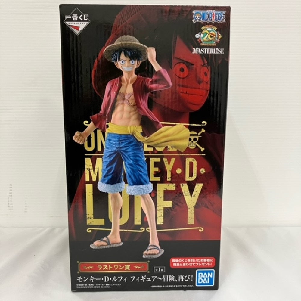 中古】【未開封】ルフィ 冒険、再び! 「一番くじ ワンピース THE