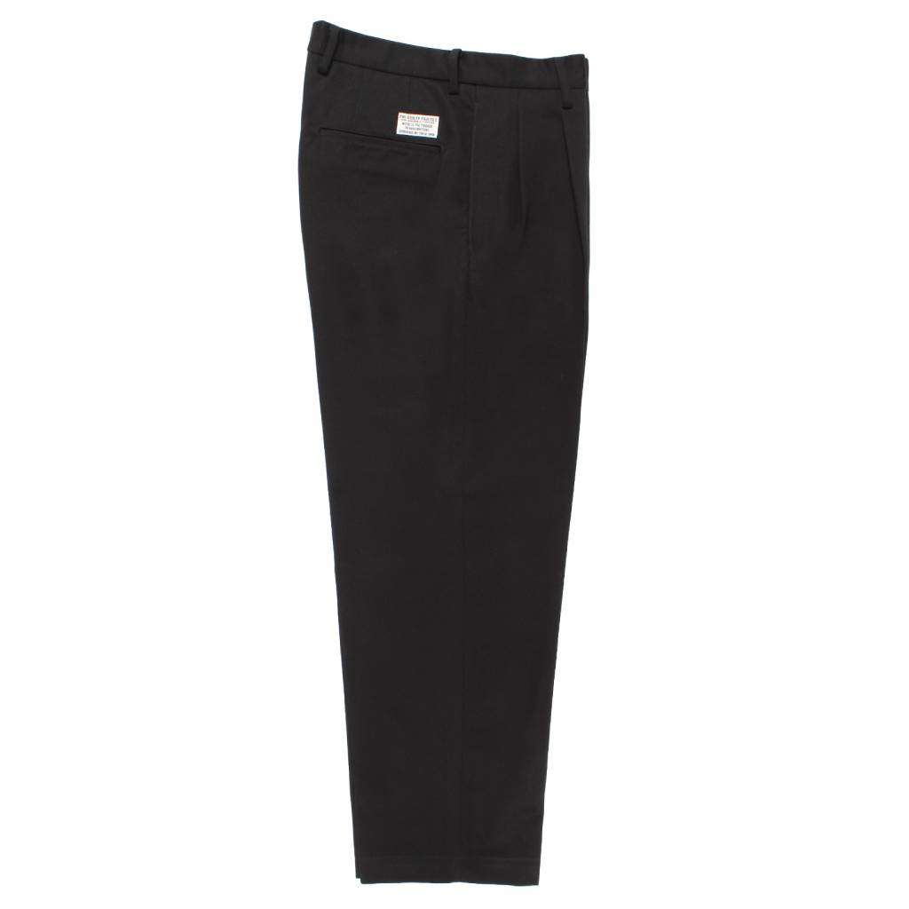DOUBLE PLEATED CHINO TROUSERS ( TYPE-1 ) #BLACK [25FW-WMP-PT01]_