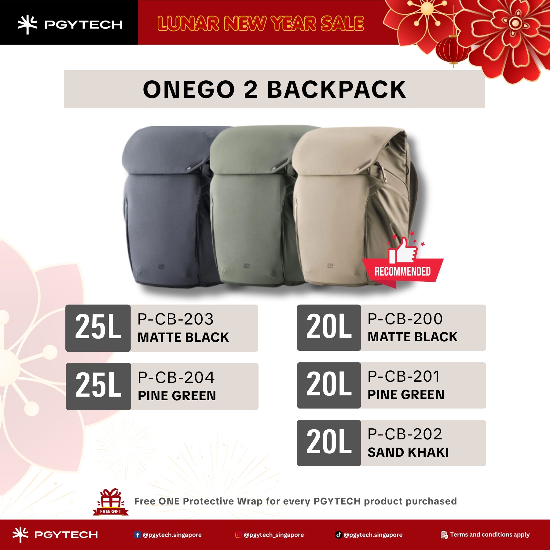 PGYTECH OneGo 2 Backpack – Cles Singapore