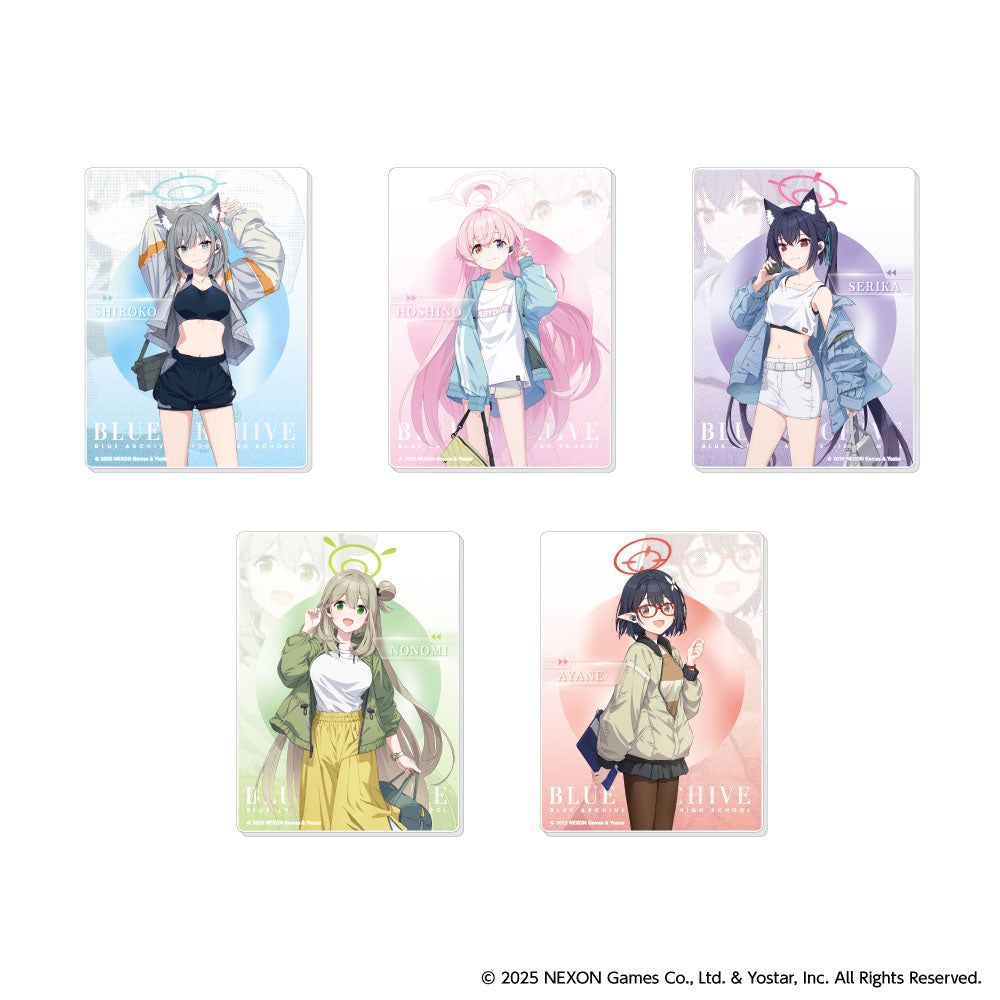 受付終了】トレーディング アクリルカード 計5種 ブルーアーカイブ
