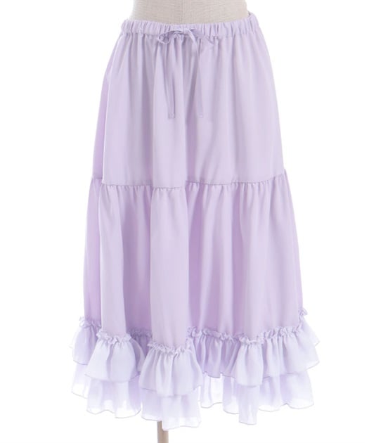 ミディフリルペチスカート | Chalmiere | axes femme onlineshop