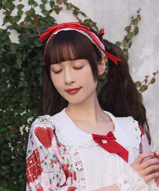 モワティエ クロスアーチリボンカチューシャ2011年製 送料込 最終値下