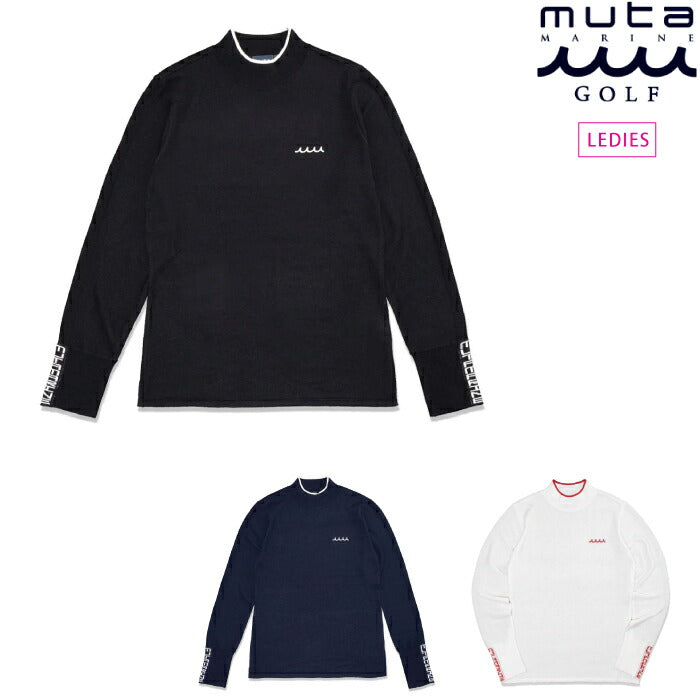 muta MARINE GOLF ムータマリンゴルフ レディース ジャガード モック