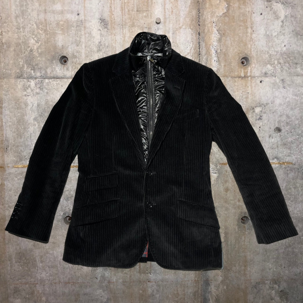 DOLCE&GABBANA(ドルチェ&ガッバーナ ドルガバ) レイヤードコーデュロイ