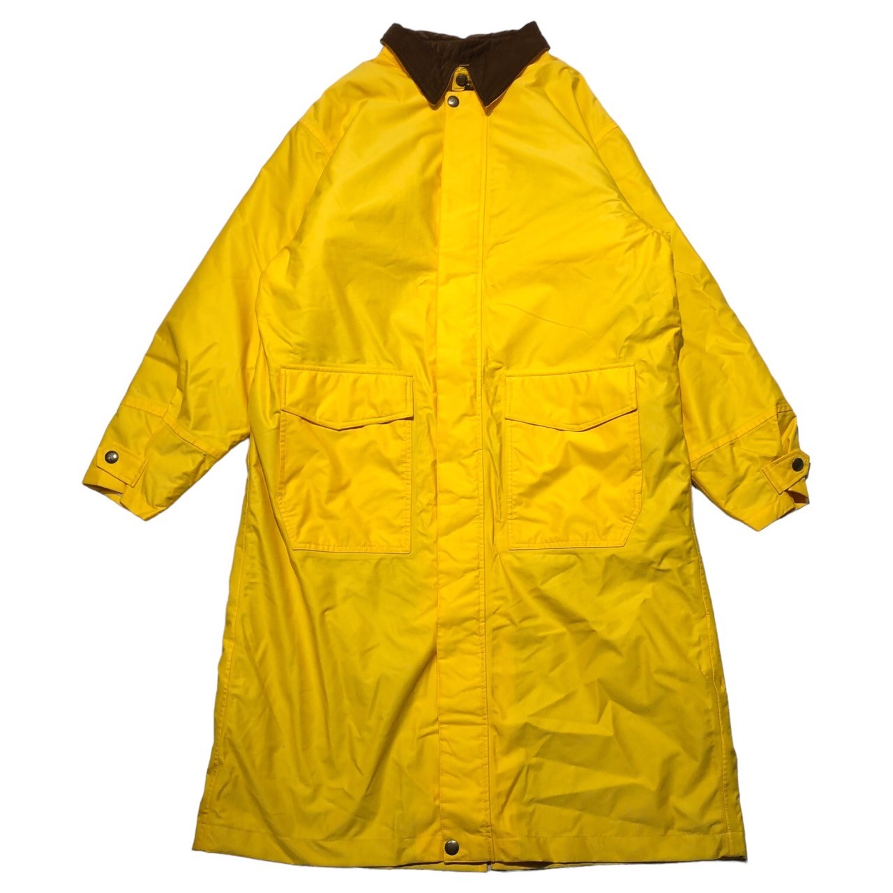 Marlboro(マルボロ) 90's corduroy colorwork long coat コーデュロイ