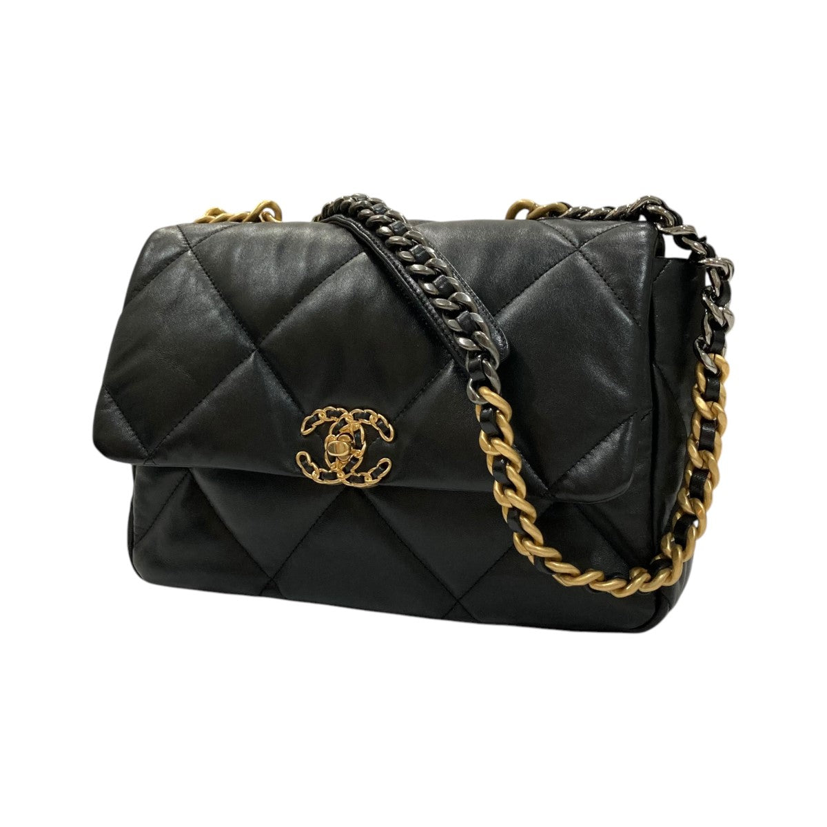 CHANEL(シャネル) シャネル19 LARGE HANDBAGチェーンショルダーバッグ
