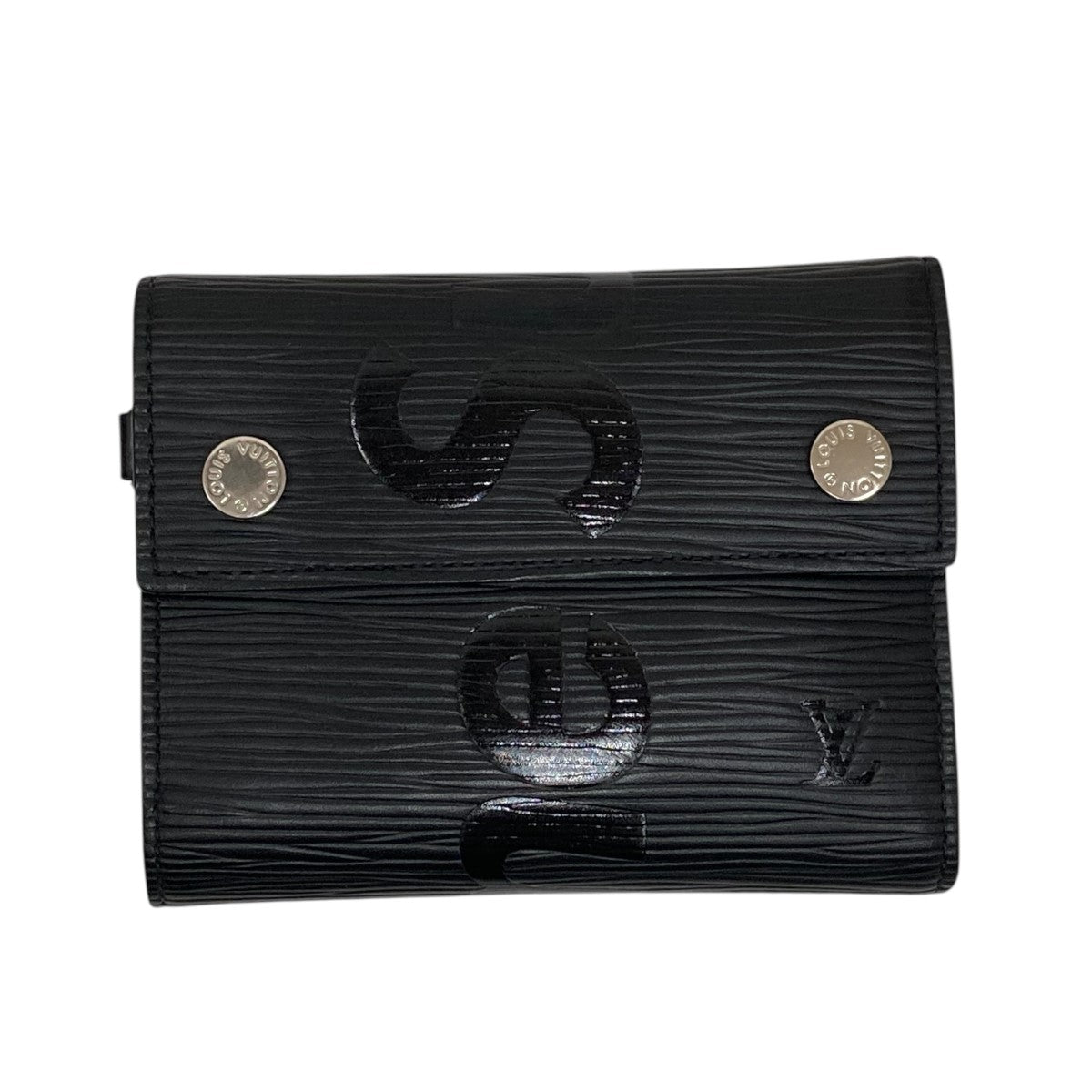 LOUIS VUITTON×Supreme エピ チェーン コンパクト ウォレット3つ折り