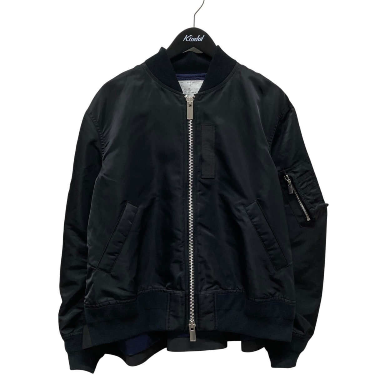 sacai(サカイ) 23年MA-1ボンバージャケットSCW-065 SCW-065 ブラック