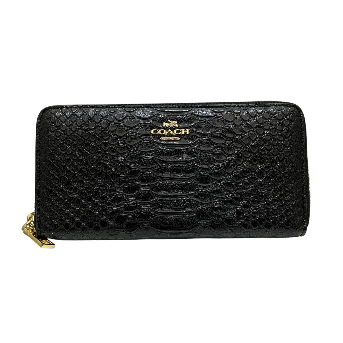 COACH(コーチ) ラウンドファスナー長財布K1581 K1581 ブラック｜【公式