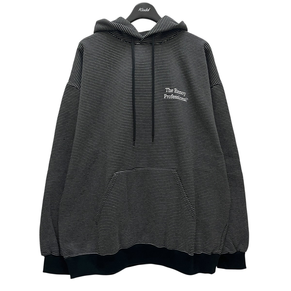 ENNOY(エンノイ) BORDER HOODIE SWEATボーダープルオーバーパーカー