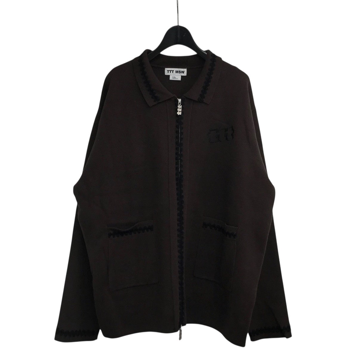 TTT MSW(ティーモダンストリートウエア) 25SS「Knit polo cardigan