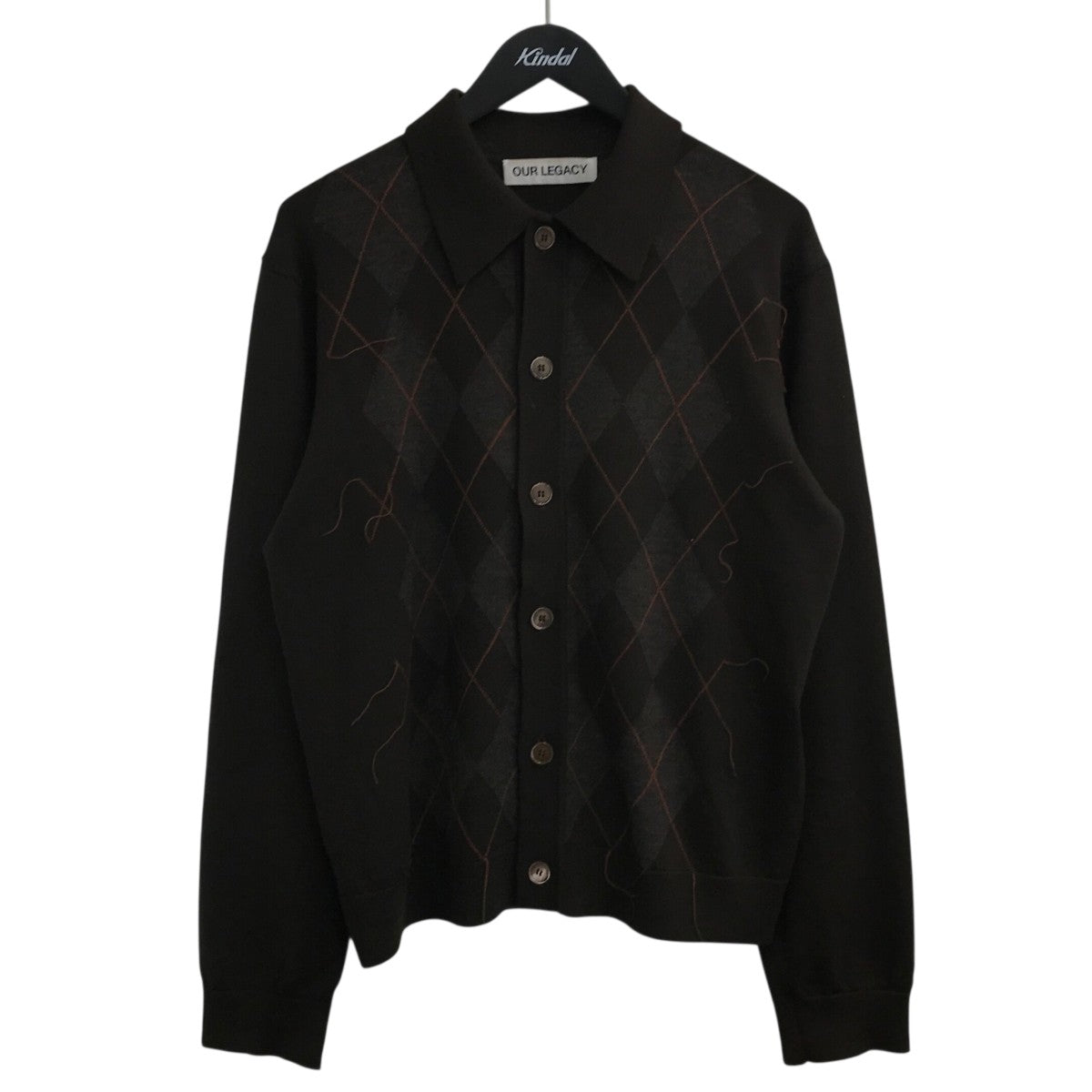 OUR LEGACY(アワーレガシー) 25AW「EVENING POLO」アーガイルニット