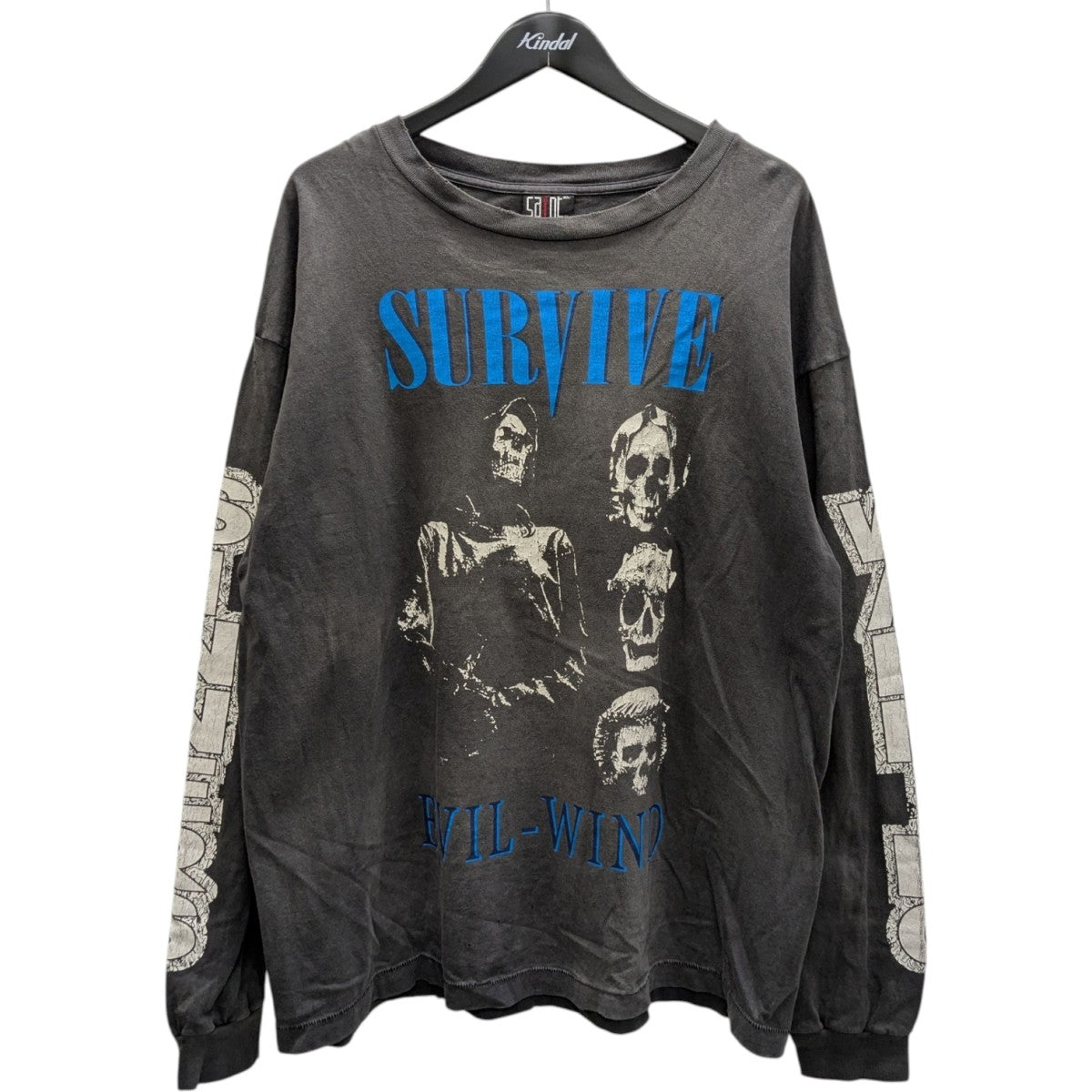 SAINT MICHAEL(セントマイケル) LS TEE SURVIVEロングスリーブTシャツ