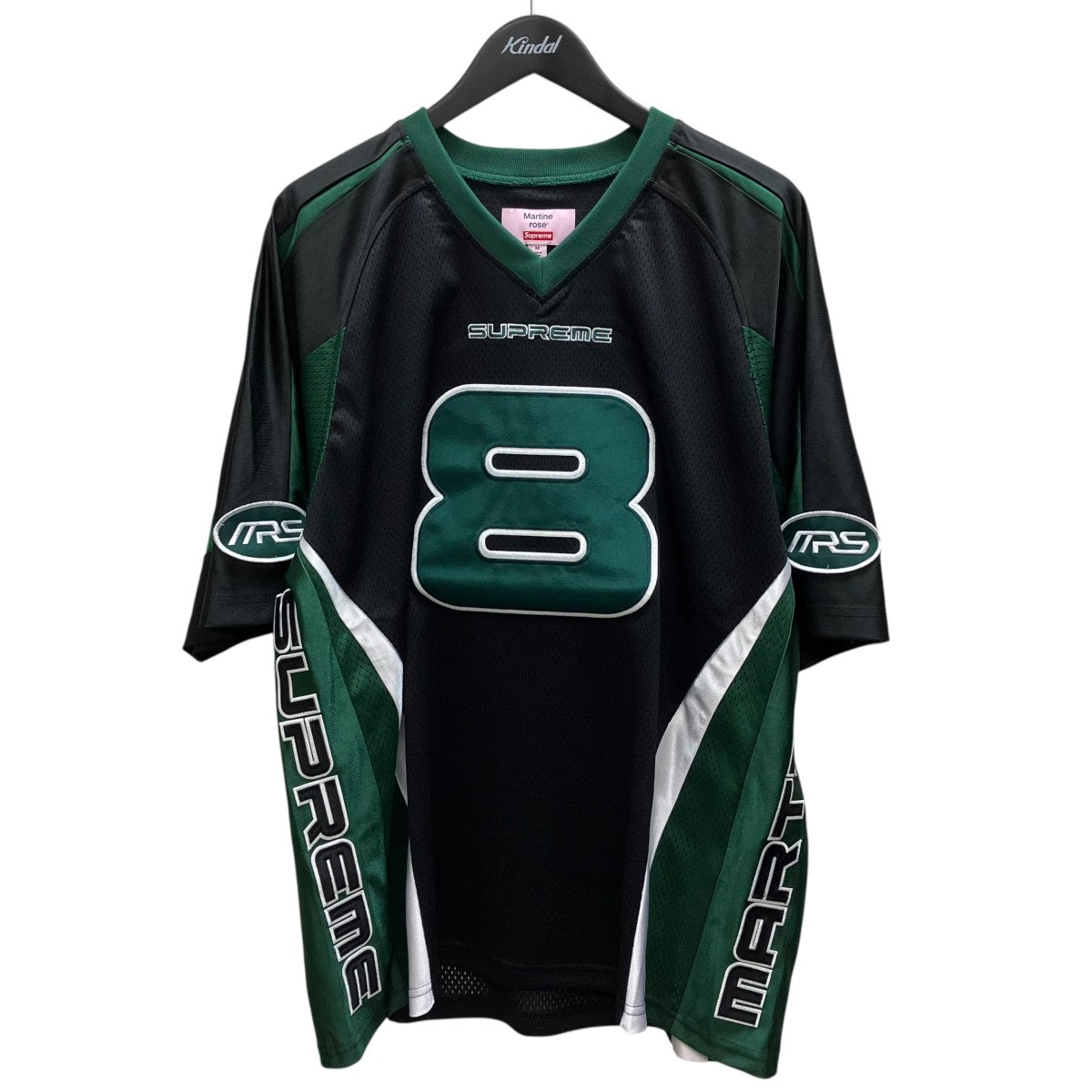 Supreme×Martine rose FOOTBALL JERSEYフットボールシャツ ブラック