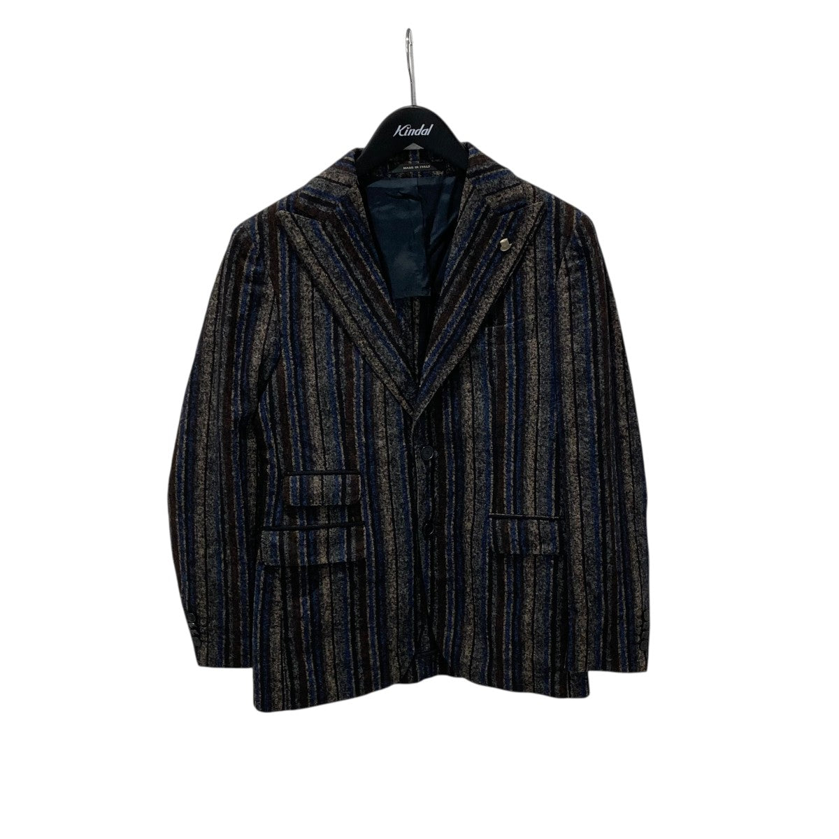 TAGLIATORE(タリアトーレ) ストライプテーラードジャケット ブラウン