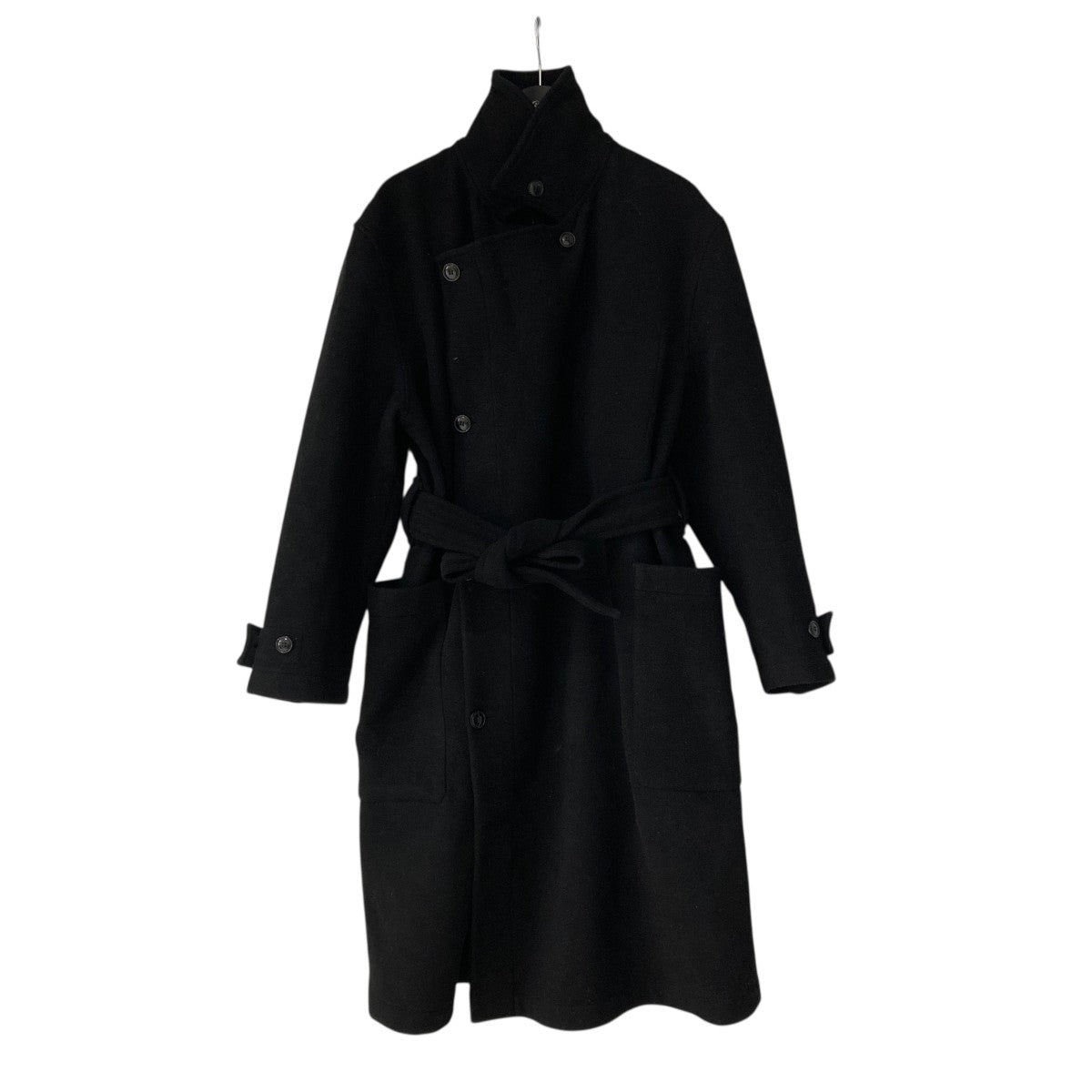 LEMAIRE(ルメール) WRAP COATラップコート ブラック サイズ S｜【公式