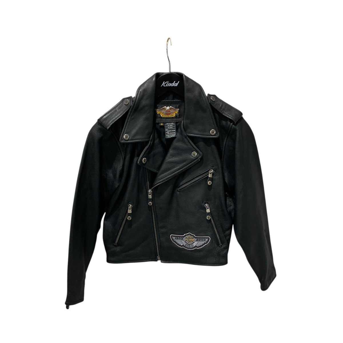 ナ*ホ様 ハーレー レザージャケット ライダース 本革 ブラック 黒