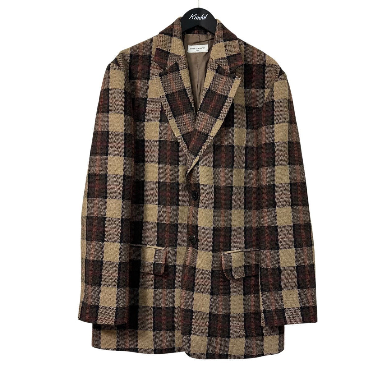 DRIES VAN NOTEN(ドリスヴァンノッテン) タータンチェックロングコート