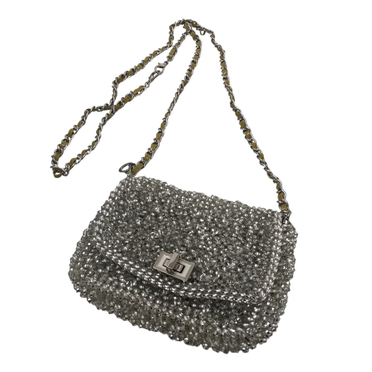 ANTEPRIMA(アンテプリマ) ワイヤーミニショルダーバッグ シルバー