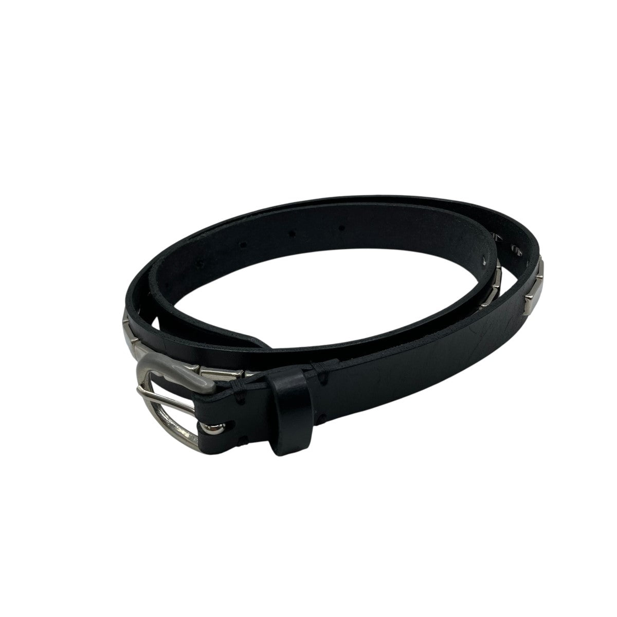 DECI×YUYA OFUJI スタッズレザーベルト ブラック サイズ S｜【公式