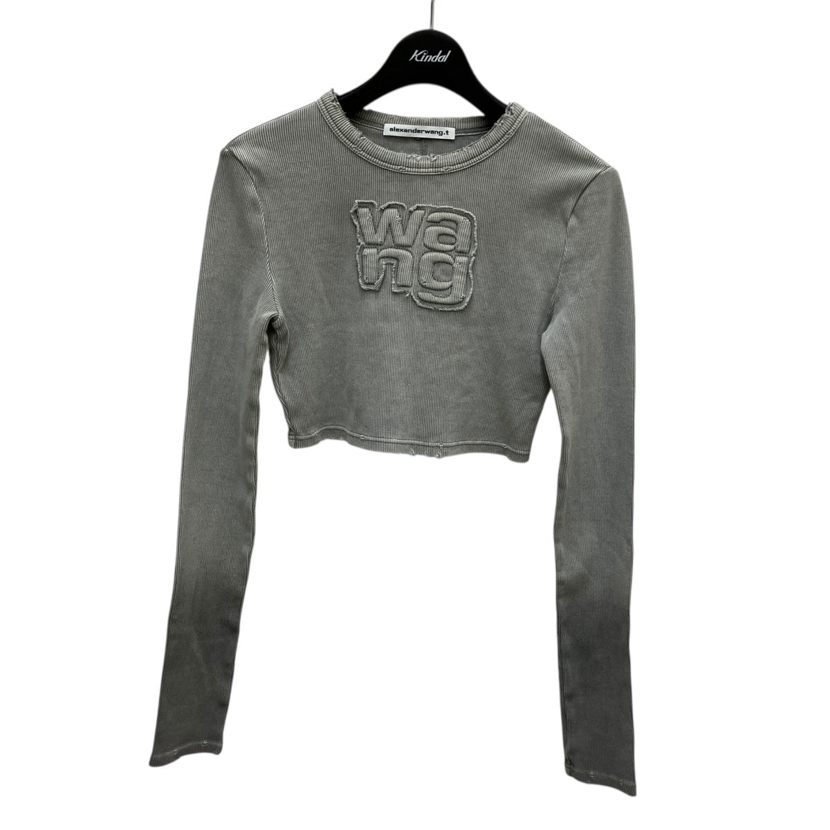 ALEXANDER WANG(アレキサンダーワン) DISTRESSED EDGE LONGSLEEVES TEE