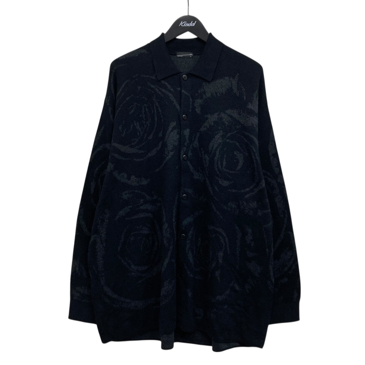 LAD MUSICIAN(ラッドミュージシャン) BIG ROSE KNIT SHIRT ニットポロ