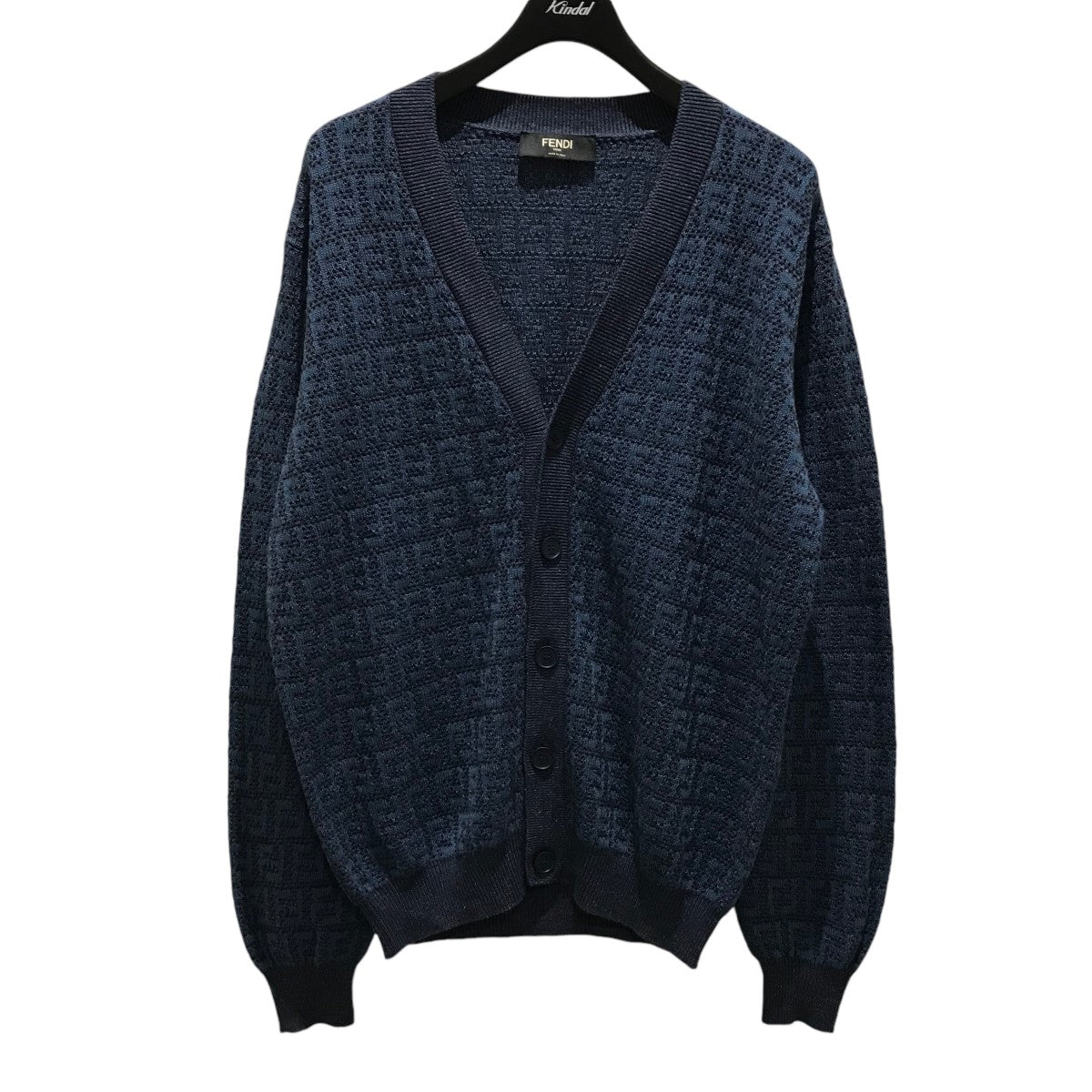 FENDI(フェンディ) FFロゴ ズッカ柄 カーディガンFZC433 FZC433