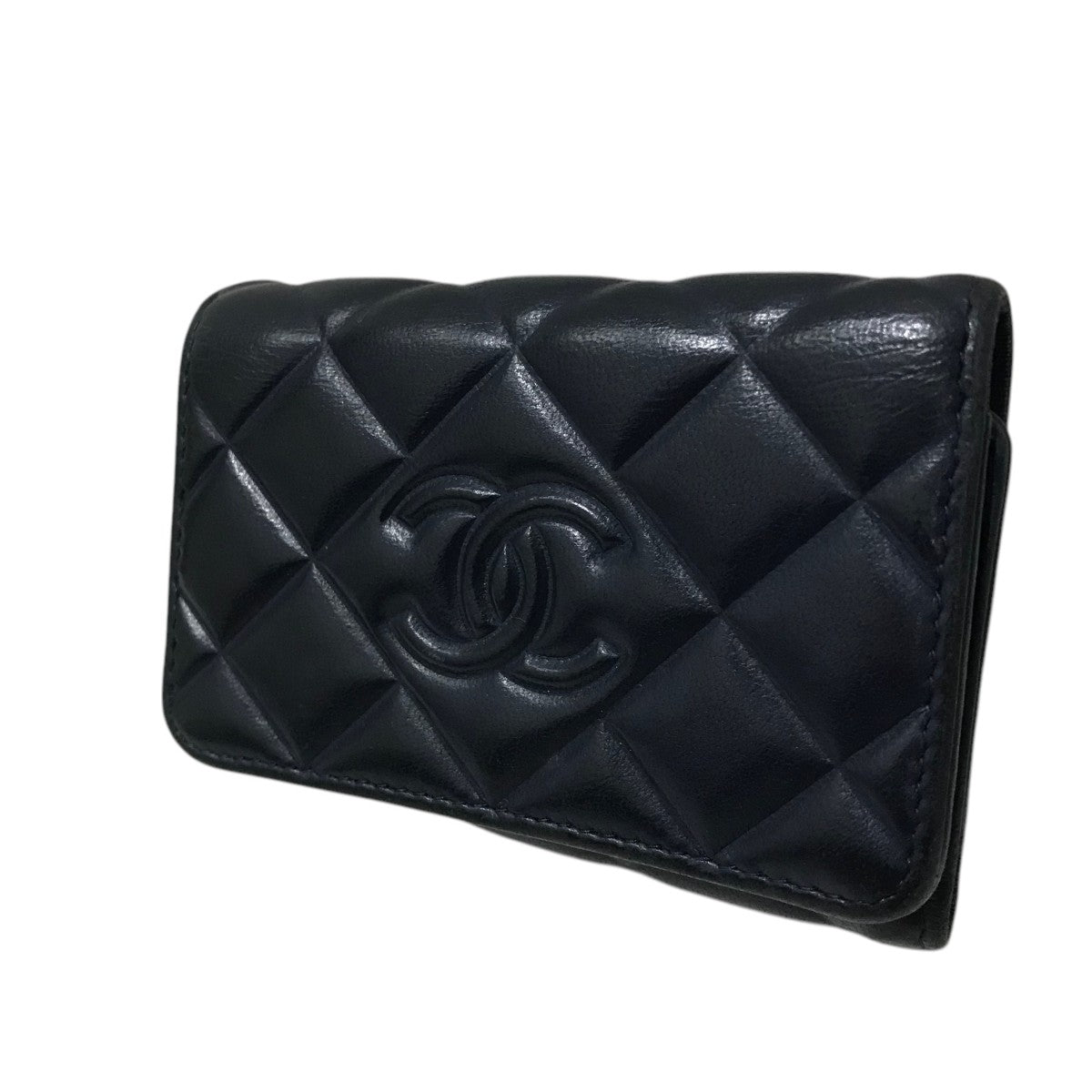 CHANEL(シャネル) 【ダイヤモンドココ】キーケース 245***** ネイビー