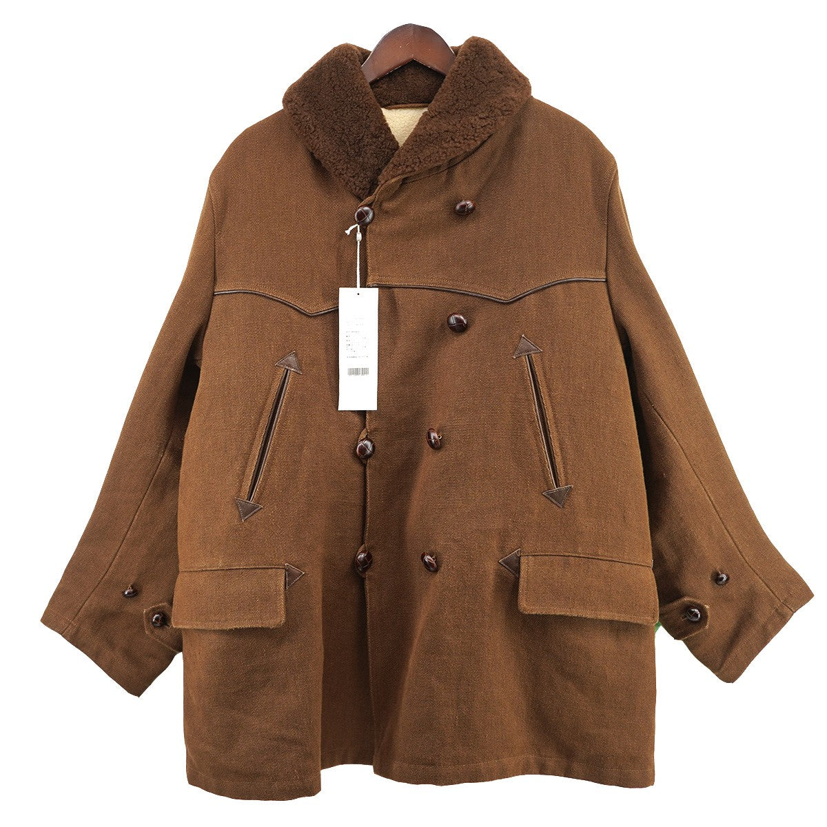 COMOLI(コモリ) 20AW CANADIAN COATヘンプ ムートン カナディアン