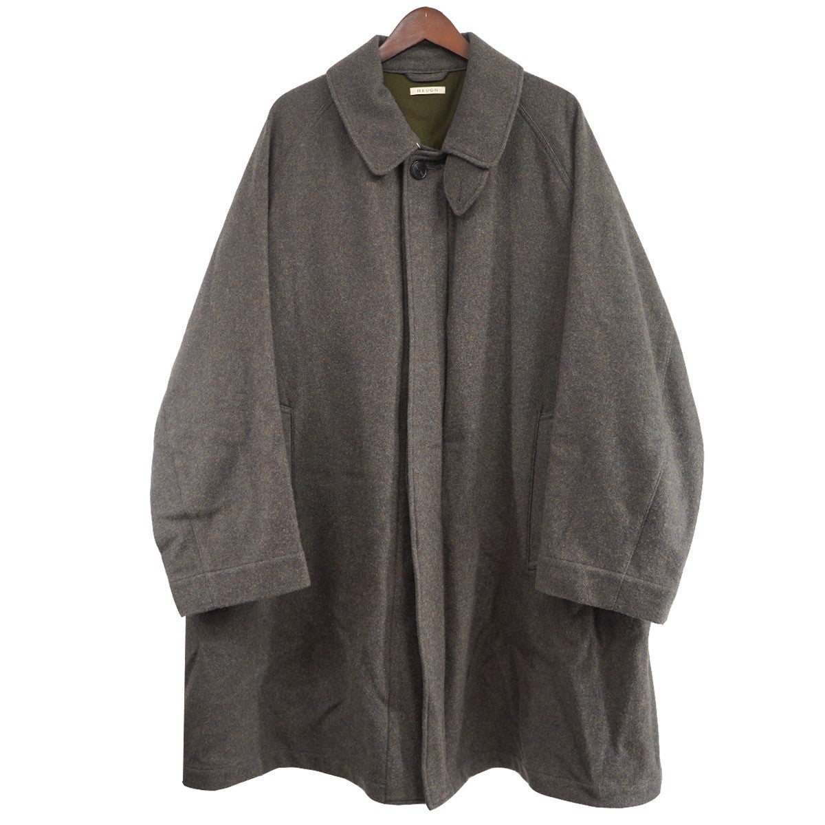 HEUGN(ユーゲン) ALBERT MIX TWEED -BROWN- #COATアルバート ミックス