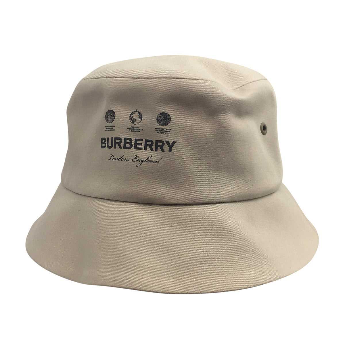 BURBERRY(バーバリー) ロゴ 裏地チェック バケットハット 帽子 8063900