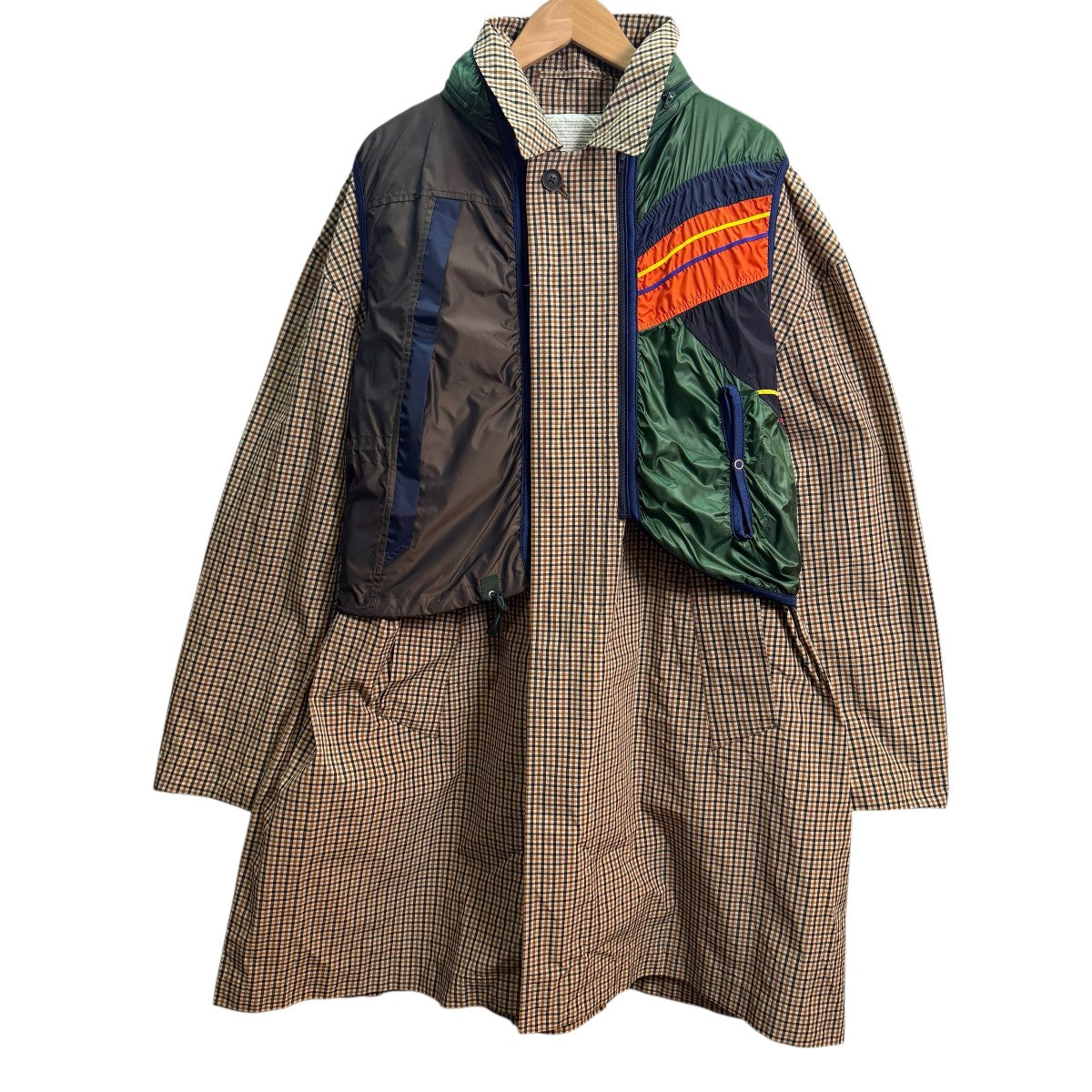 KOLOR(カラー) 21SS/ドッキングナイロンコート／ナイロンコート21SCM