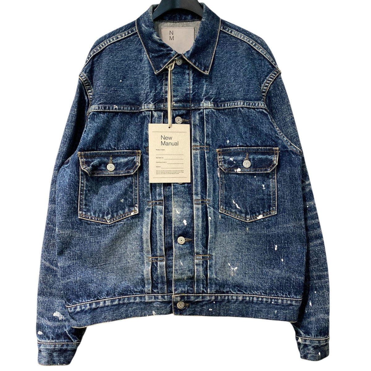 New Manual(ニューマニュアル) #006 LV 2ND T-BACK JACKET ONE-WASHED