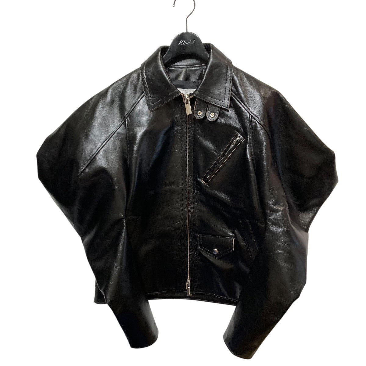 sacai(サカイ) 25SSレザージャケット25-07632 25-07632 ブラック