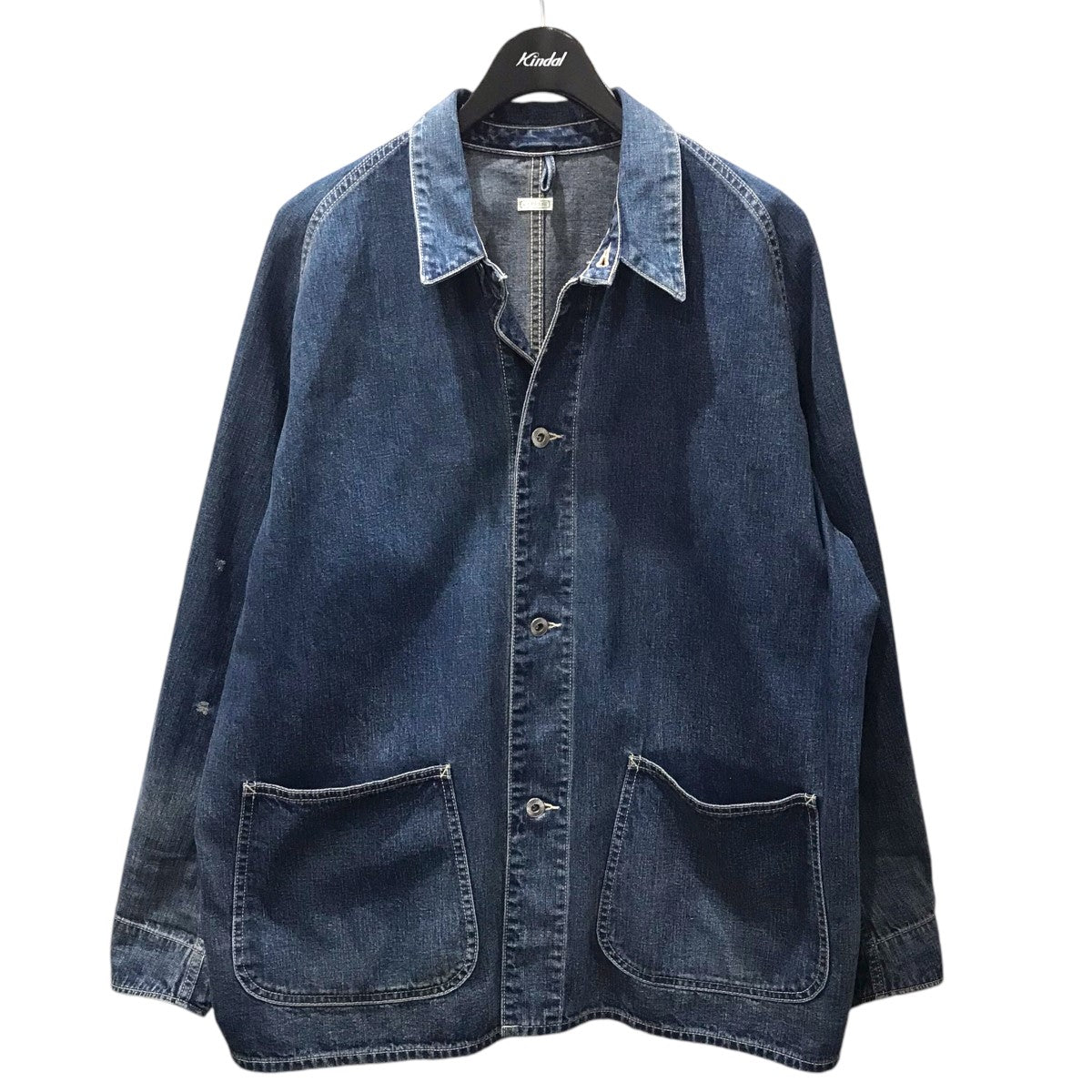 A．PRESSE(アプレッセ) 23AW 加工デニムカバーオールジャケット Denim