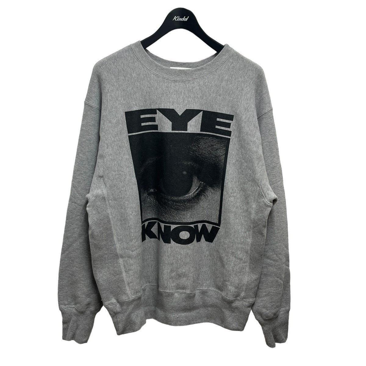 19SO(ナインティーンエスオー) 23AW EYE KNOW スウェット グレー