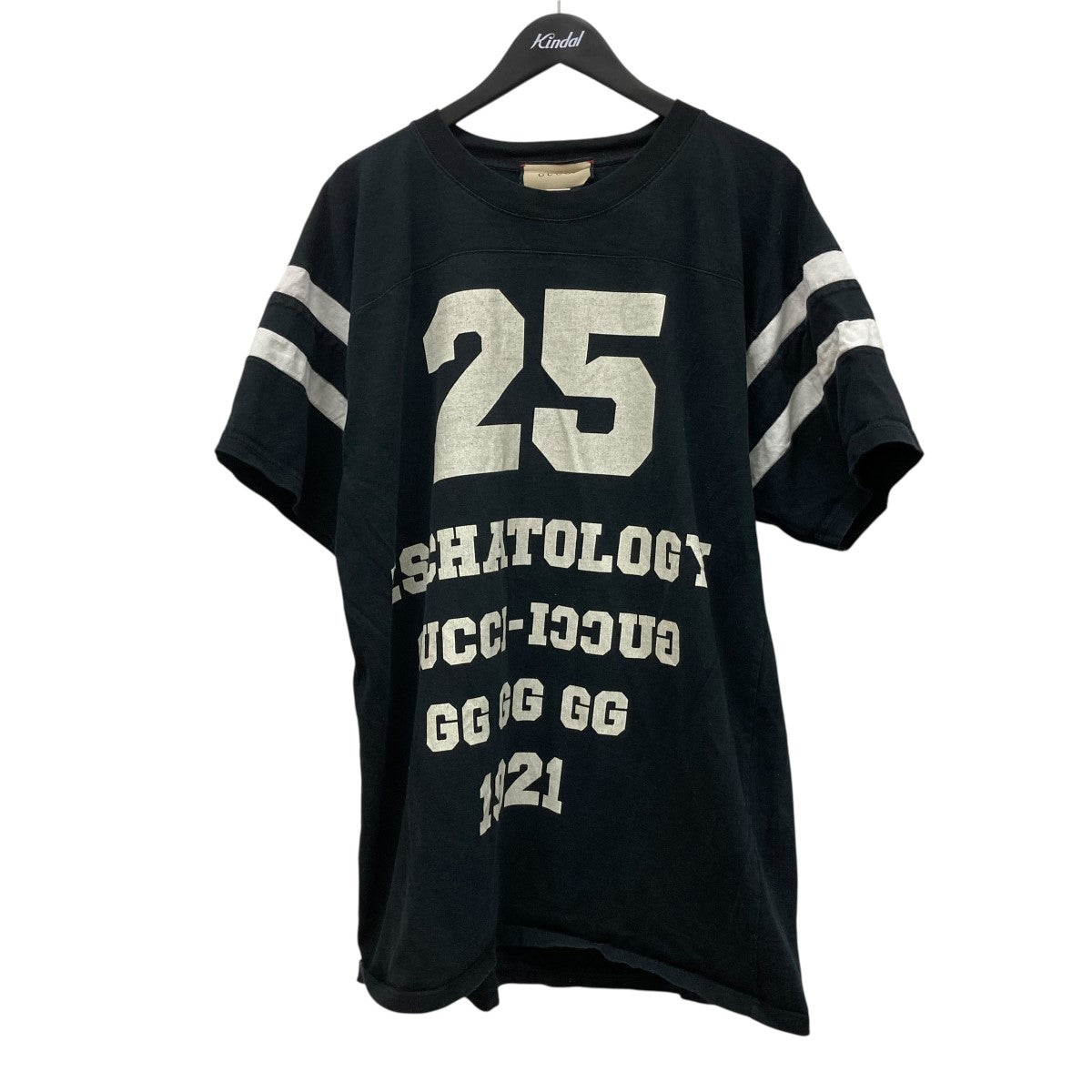 GUCCI(グッチ) ロゴプリント半袖フットボールTシャツ660744 XJDKK