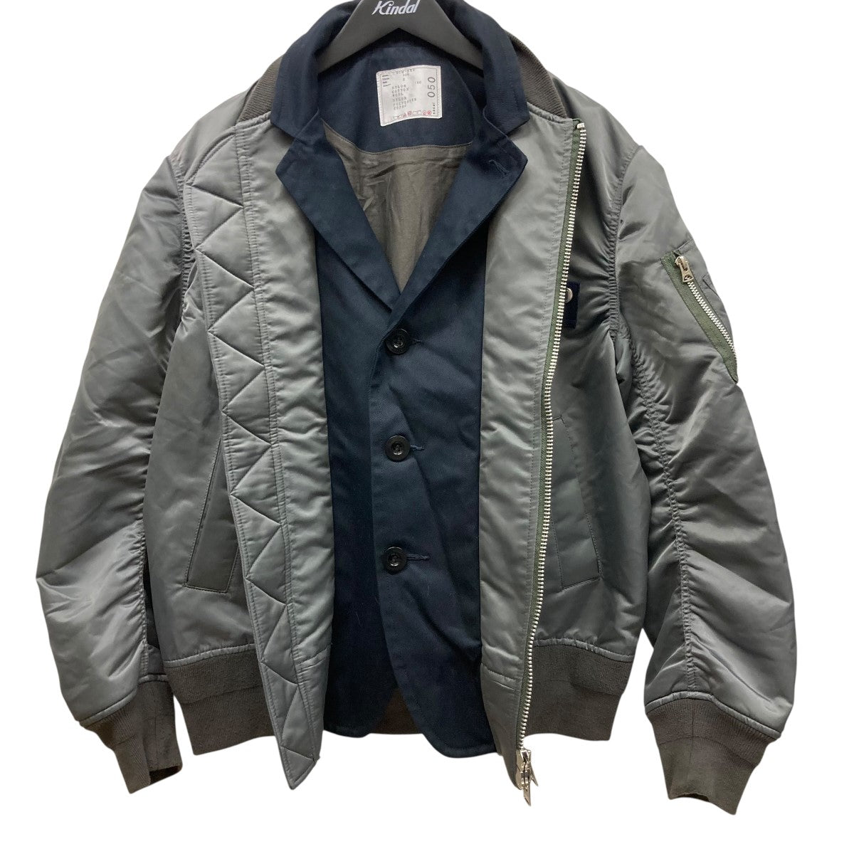 sacai(サカイ) 22AWMA-1 BlousonMA-1ジャケットSCM-050 SCM-050 グレー