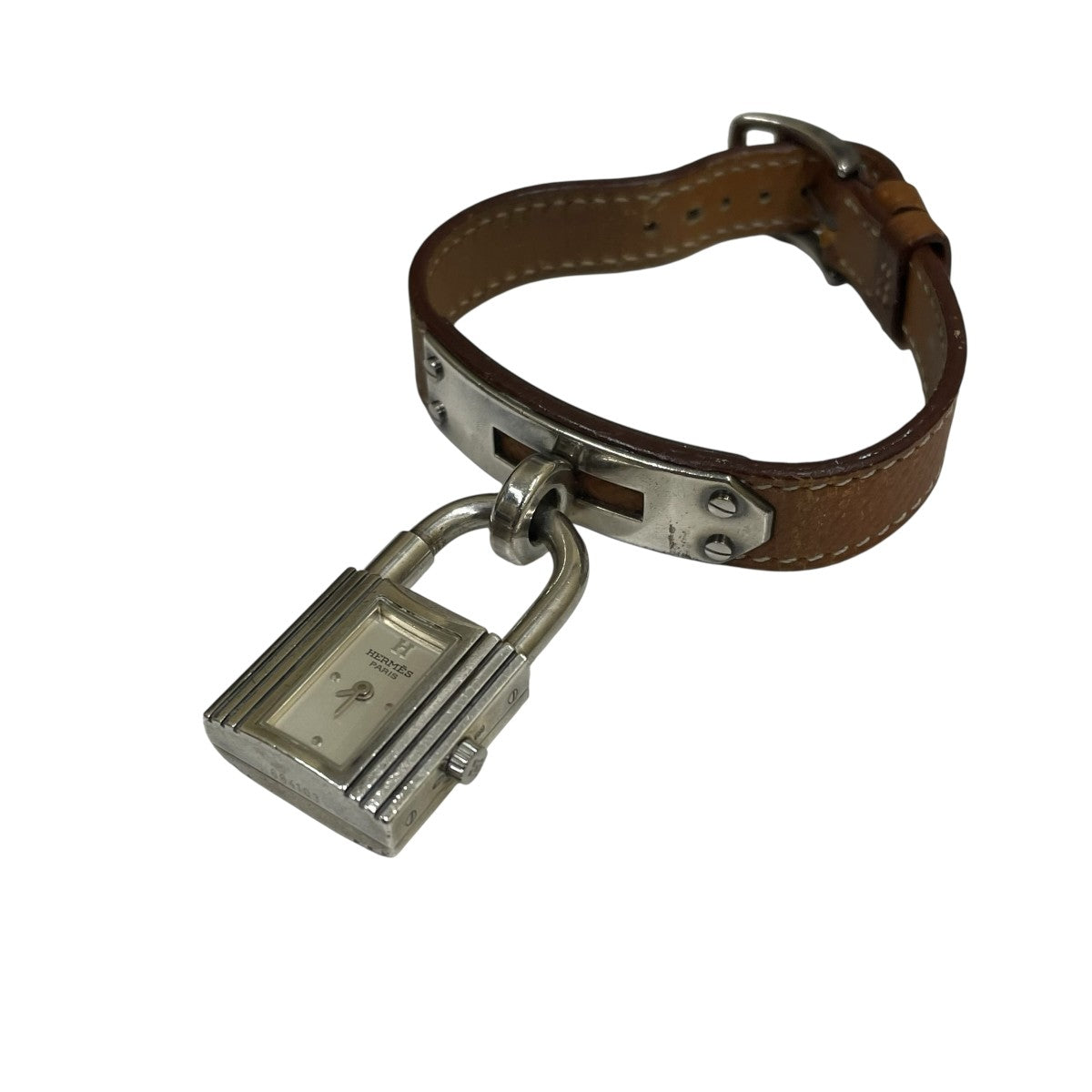 HERMES(エルメス) ケリーウォッチレザーベルト〇Y刻 〇Y刻 ブラウン