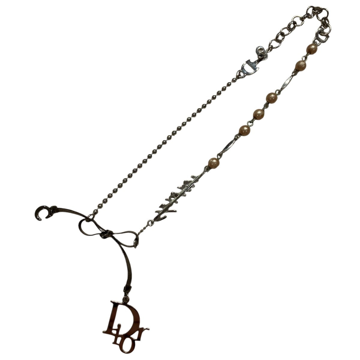 Christian Dior(クリスチャンディオール) 「CDロゴ フェイクパール