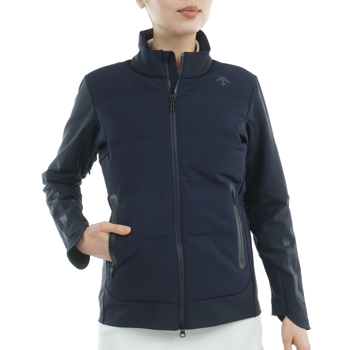 g-arc collection ストレッチ フルジップハイブリッドダウンジャケット