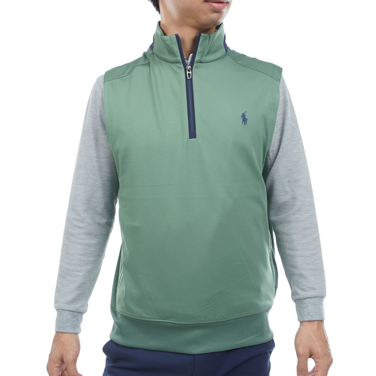 RLX ストレッチ ジャージー クォータージップ ベスト(ベスト)|POLO