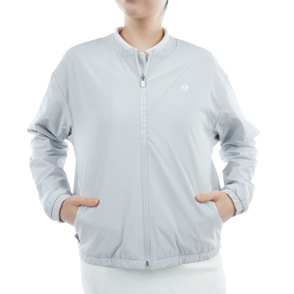 クルーネックブルゾン レディス(アウター(ブルゾン、ウインド