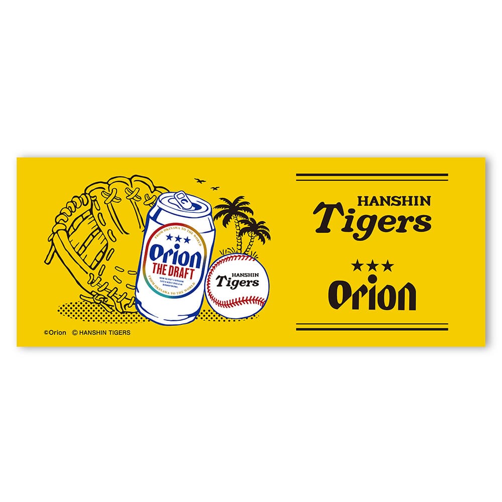 ORION×プロ野球2026 阪神タイガース フェイスタオル 首掛け ロング