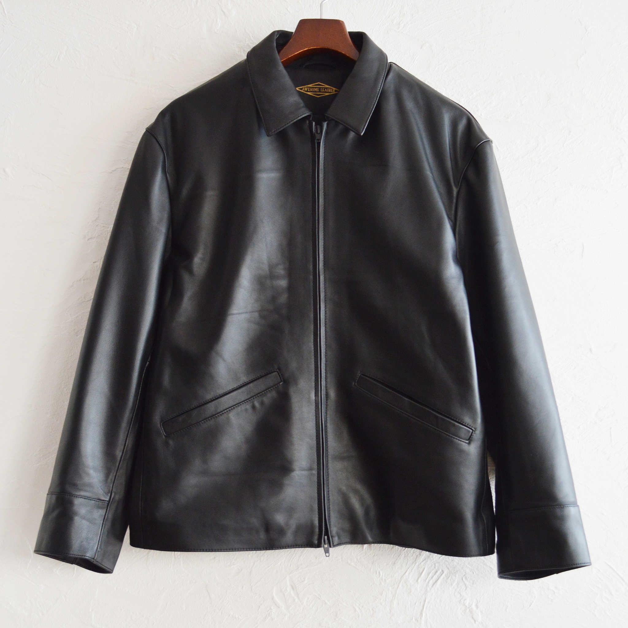 AWESOME LEATHER オーサムレザー / ZIP SHORT JACKET ジップショート