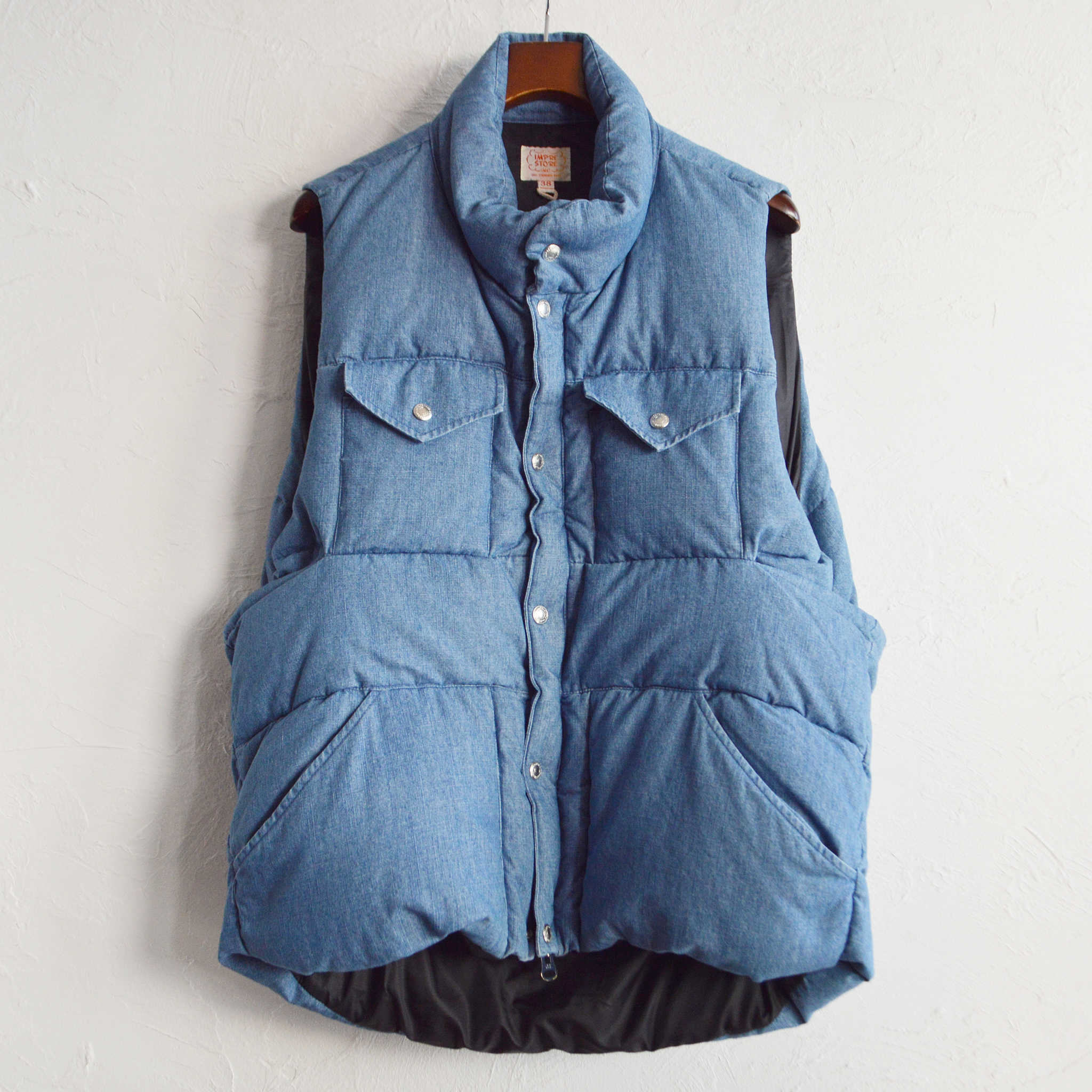 IMPRESTORE インプレストア / Doris | denim down VEST デニムダウン