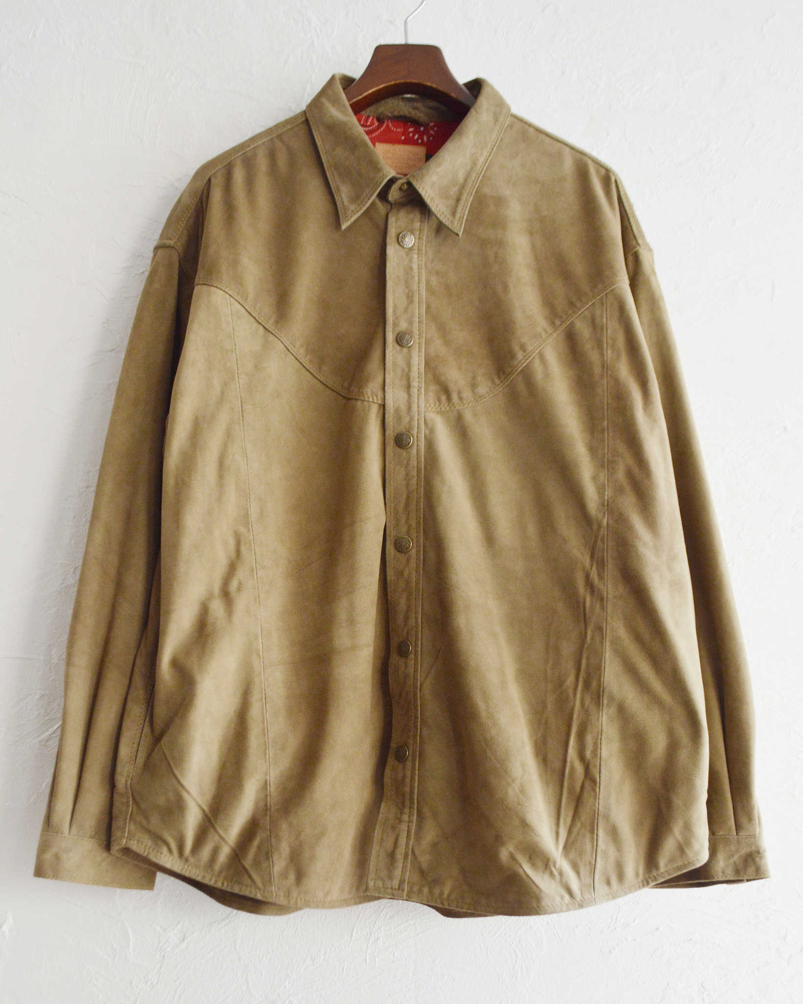 Nasngwam. ナスングワム / BRIGHT SUEDE SHIRTS ブライトスエード