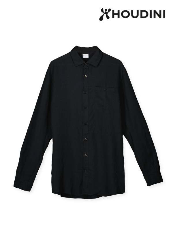 Men's Tree Longsleeve Shirt #True Black Light [860008]｜HOUDINI