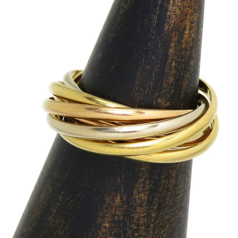 11号【CARTIER/カルティエ】 トリニティ 7連 リング・指輪 K18YG