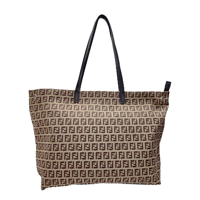 FENDI/フェンディ】 ズッキーノ トートバッグ キャンバス/レザー
